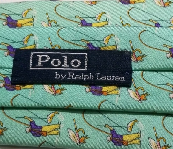 Vintage Ralph Lauren Document Series Tie #10 - Picture 4 of 6